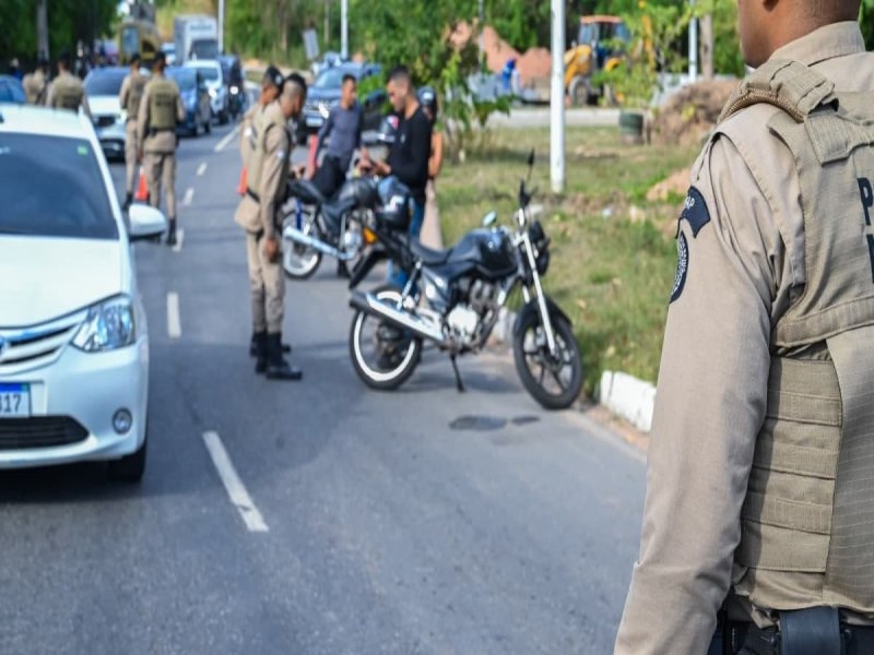 PM-BA intensifica aes durante Operao Fora Total nesta quarta-feira em todo o estado